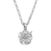 Hawaiian Hibiscus Flower Pendant Necklace Marshallese Puerto Rico Guam Micronesia Pohnpei Jewelry Weeding Gifts 