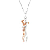 Embrace Forever – Adjustable Hugging Couple Pendant Necklace for Lovers
