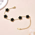 Lucky Clover Double-Sided Flower Bracelet – Elegance with a Touch of Fortune