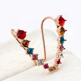 RoséLuxe™ Zircon Drop Hook Earrings – Pure Elegance in Every Sparkle
