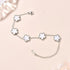 Lucky Clover Double-Sided Flower Bracelet – Elegance with a Touch of Fortune