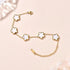 Lucky Clover Double-Sided Flower Bracelet – Elegance with a Touch of Fortune