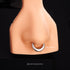 Lunar Bold Septum Clicker – Sculpted Shine for Unapologetic Style