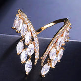CAOSHI Luxe Sparkle Statement Ring – Dazzle Boldly, Shine Endlessly