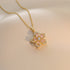 Eternal Bloom Rotatable Flower Necklace – Romance in Every Turn